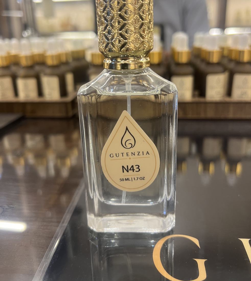 GUTENZIA N43 50 ml perfume bottle, Marrakech Medina perfumery